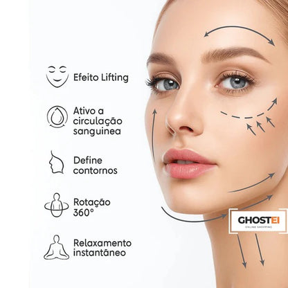 Massageador Rejuvenescedor Facial BotoxHome - Tratamento Com Luz Led